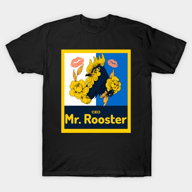 CEO Mr. Rooster T-Shirt by 90s Summer.co